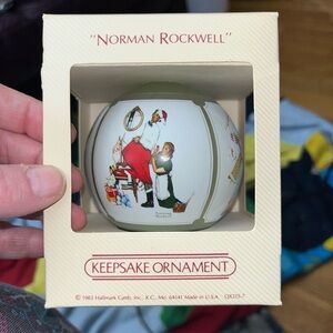 Norman Rockwell Keepsake Ornament hallmark